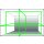 Nedo Multi Linienlaser X-Liner 3D green