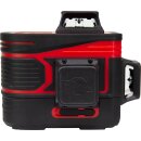 Futech MultiCross 3D Compact Multi-Linienlaser - Grün | Aktions-Set mit Line Tracer Empfänger + 180cm Stativ