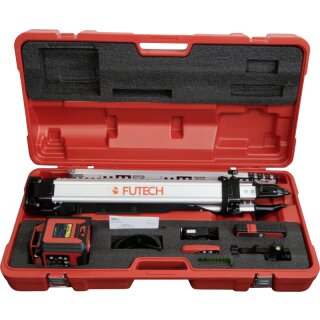 Futech Spinner Grün mit Quattro MM Laserempfänger | Koffer Set