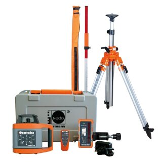 Nedo Rotationslaser Set 2,72 m SIRIUS 1 HV mit Acceptor Maxx, LK 2