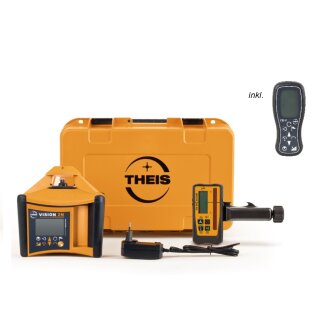 Theis VISION 2N Autoslope Align Rotationslaser mit Empfänger TE 90 Align und FB-V Funkfernbedienung